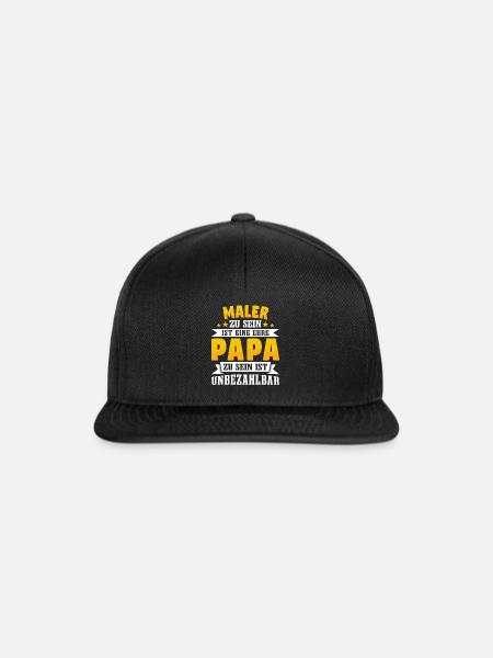 Maler - Snapback Cap - Schwarz/Schwarz