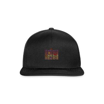 Chemise de lecture, un autre chapitre Butterfly Tee, - Casquette snapback - noir/noir - Devant