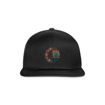 Mom Shirt, Nadie Me ayuda en Esta Casa Funny - Snapback Cap - Schwarz/Schwarz - Vorne