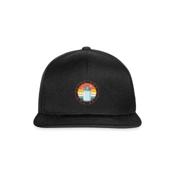 Chemical Pun Element Shirt, Two Moles Per Little - Snapback Cap - black/black - Front