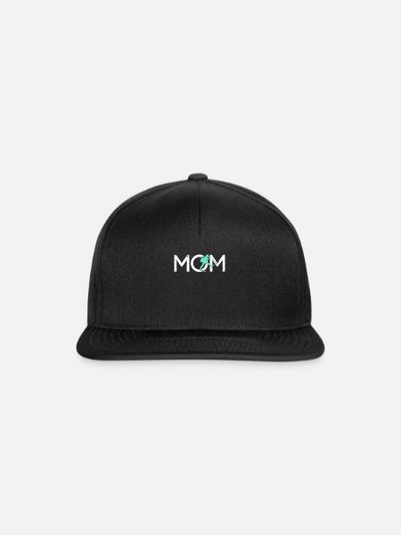 Taucherin Mama - Snapback Cap - Schwarz/Schwarz