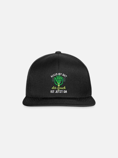 Lauch - Snapback Cap - Schwarz/Schwarz