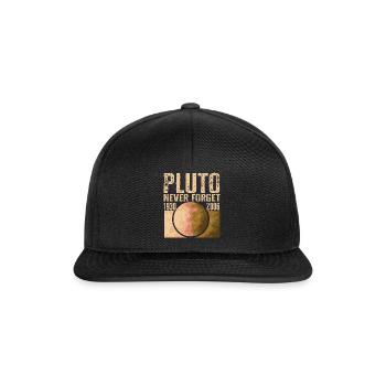 N’oubliez jamais Pluto Design Retro Style Funny Space - Casquette snapback - noir/noir - Devant