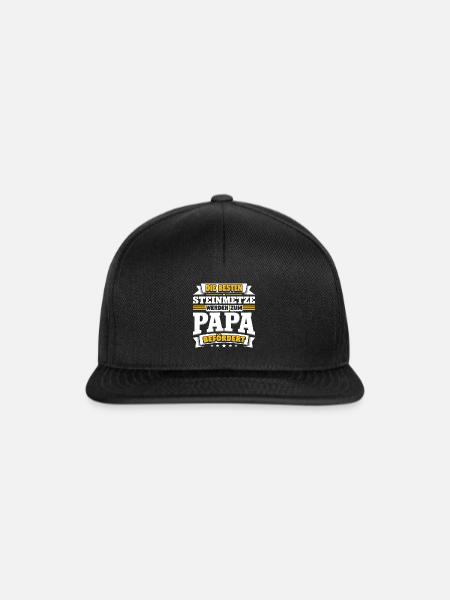 Steinmetz - Snapback Cap - Schwarz/Schwarz