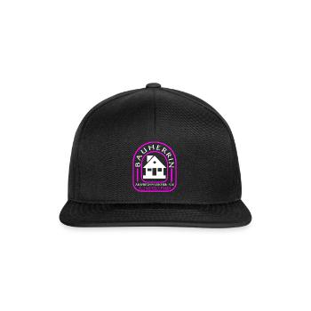 Bauherrin Ansprechpartnerin für Alle Wichtigen - Snapback Cap - black/black - Front