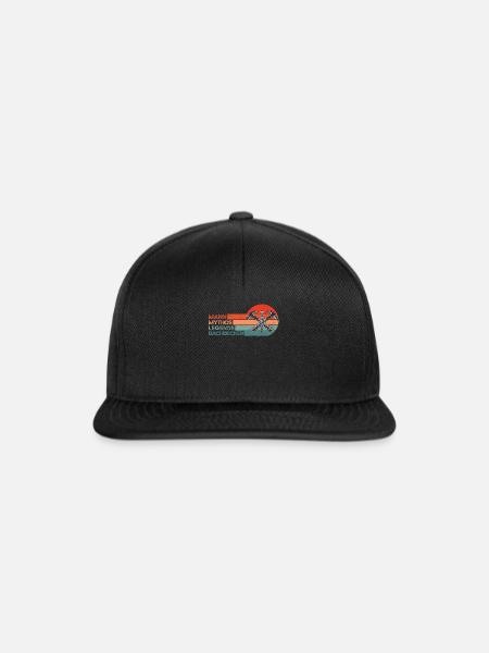 Lustiger Dachdecken Spruch - Dachdecker - Snapback Cap - Schwarz/Schwarz