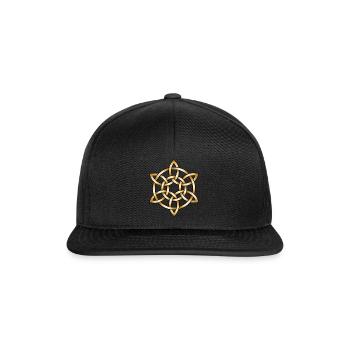 Celtic Knot Celtic symbol Norse mythology - Snapback Cap - black/black - Front