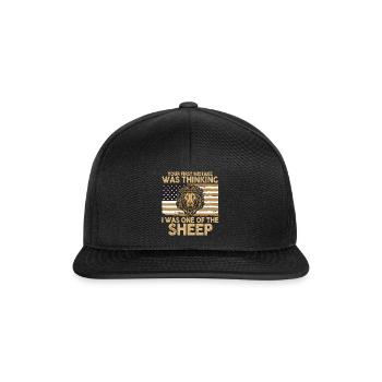 Your first Mistake was thinking I was one of the - Snapback Cap - Schwarz/Schwarz - Vorne