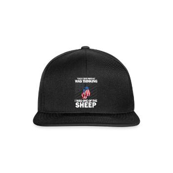 Your first Mistake was thinking I was one of the - Snapback Cap - Schwarz/Schwarz - Vorne