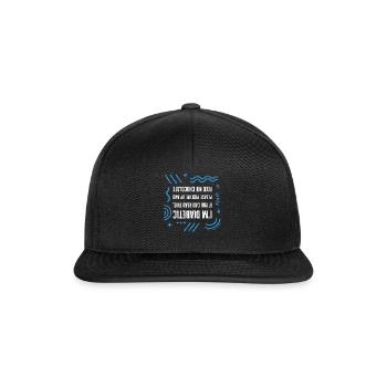 Chemise du Mois de la sensibilisation au diabète, je suis diabétique - Casquette snapback - noir/noir - Devant