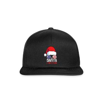 Dear Santa I Can Explain Xmas Naughty Matching - Snapback Cap - Schwarz/Schwarz - Vorne