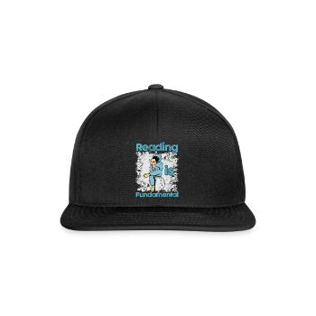 Reading Is Fundamental - Snapback Cap - black/black - Front