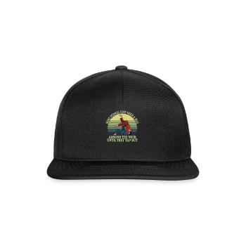 Some People Just Need A Hug Cage Fighter - Snapback Cap - black/black - Front