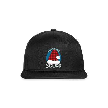 December Christmas Squad Santa Love Christmas - Snapback Cap - black/black - Front