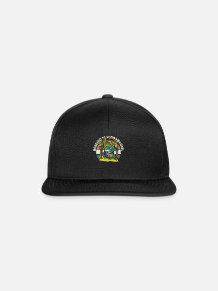 Reading Is Fundamental - Snapback Cap - Schwarz/Schwarz