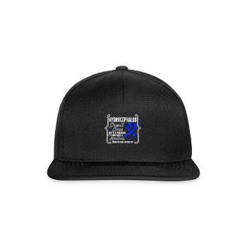 Chemise de sensibilisation à l’hydrocéphalie, ne vient pas avec - Casquette snapback - noir/noir - Devant