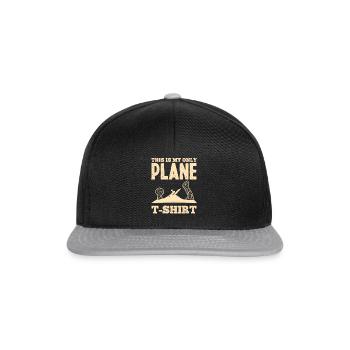 Hobel Schreiner pun - Snapback Cap - black/grey - Front