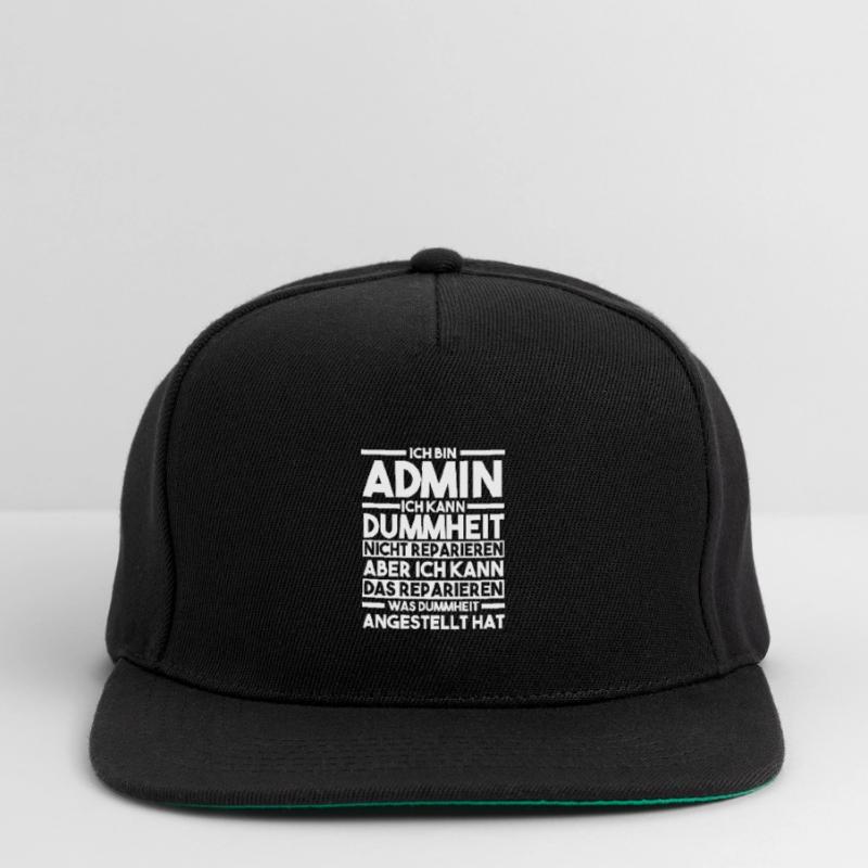 Informatiker Programmierer Admin Administrator Snapback Cap