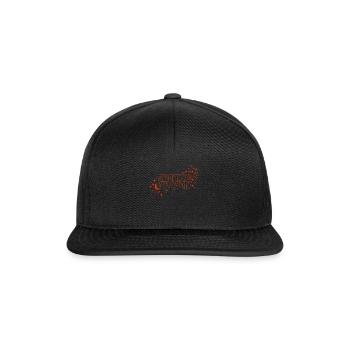 Halloween Shirt, Spooky Season Ghost Costume Gift - Snapback Cap - black/black - Front