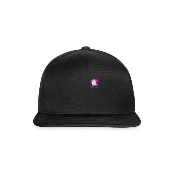 Halloween Shirt, Spooky Season Pocket Ghost - Snapback Cap - black/black - Front