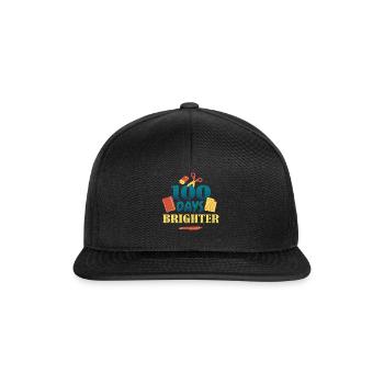 Livres Stylo 100e jour plus lumineux 100 jours d’école - Casquette snapback - noir/noir - Devant