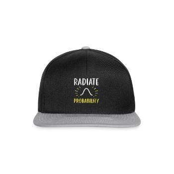 Radiate Probability Statistics Job Statistician - Snapback Cap - black/grey - Front