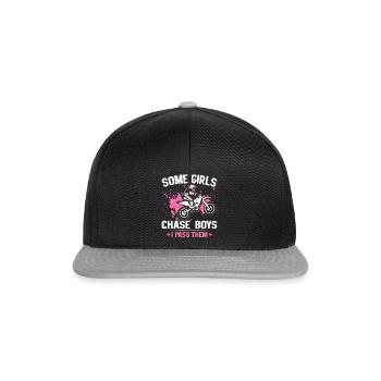 Kayak Sport Kayak Racing Life Boating Liebhabe - Snapback Cap - black/grey - Front