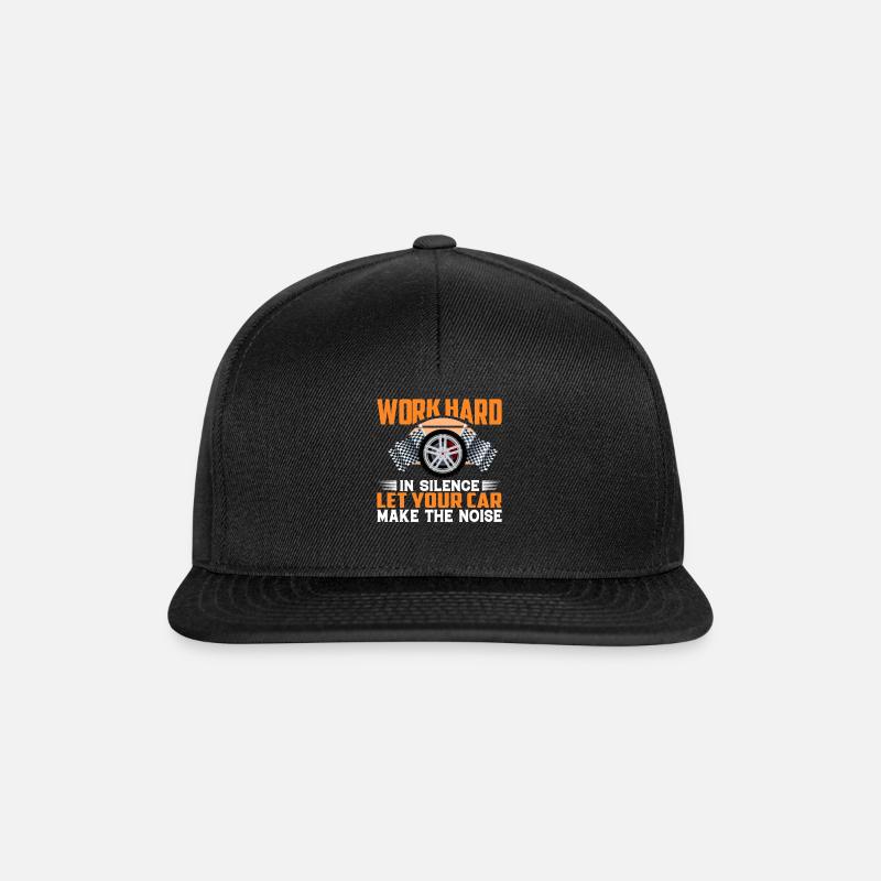 Work hard in silence, let your - Snapback Cap - black/black