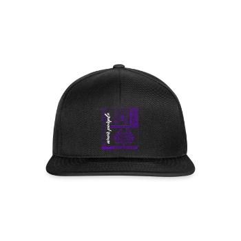 Epilepsy Awareness Shirt, In November We Wear - Snapback Cap - black/black - Front