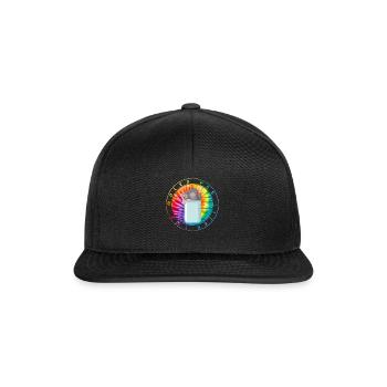 Chemical Pun Element Shirt, Two Moles Per Little - Snapback Cap - black/black - Front