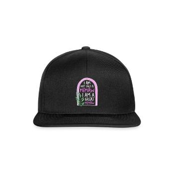 Memaw Shirt, ich bin nicht nur ein Memaw Ich bin ein Großartiger - Snapback Cap - Schwarz/Schwarz - Vorne