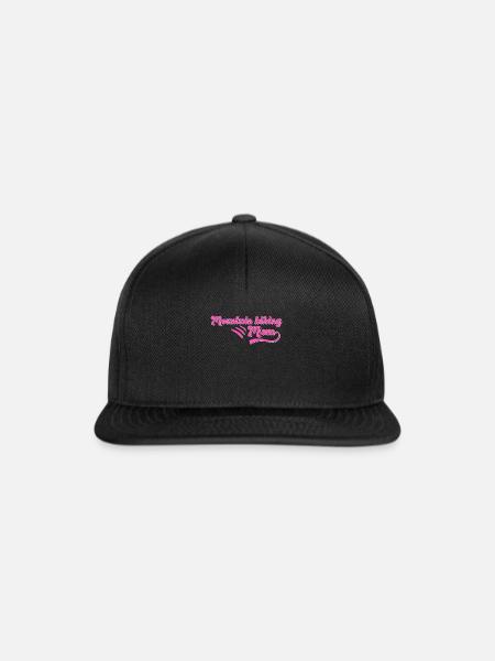 Mountain biking Mama - Snapback Cap - Schwarz/Schwarz