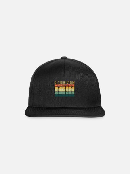 Rechenzentrum Gärtner Baumschule Garten Hobby - Snapback Cap - Schwarz/Schwarz