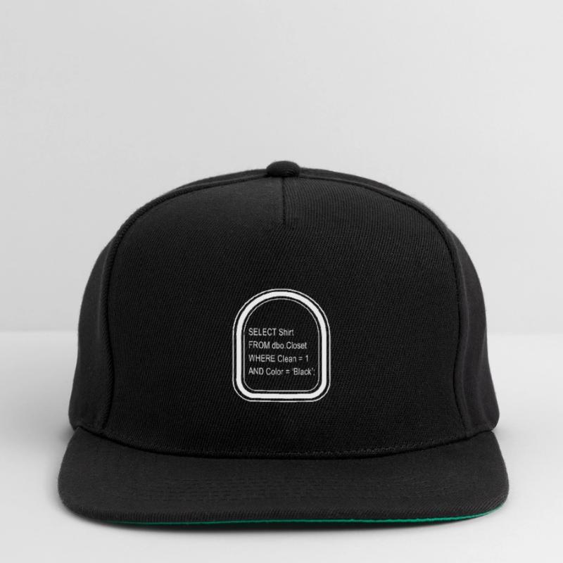 Chemise de programmeur, tee de langage de requête structuré, Casquette snapback