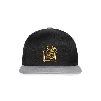 Dispatcher Shirt, Dispatcher I Tell Cops Where To - Snapback Cap - black/grey - Front