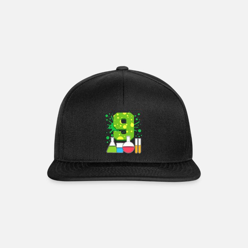 9. Geburtstag. 9 Jahre Alt. Geburtstag Der - Snapback Cap - Schwarz/Schwarz