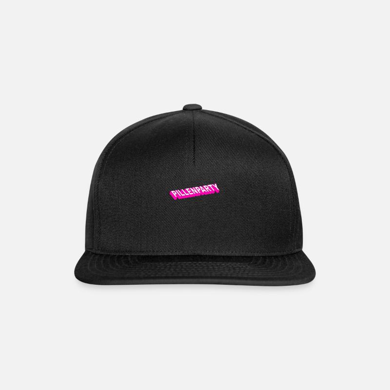 Technoparty - Snapback Cap - Schwarz/Schwarz