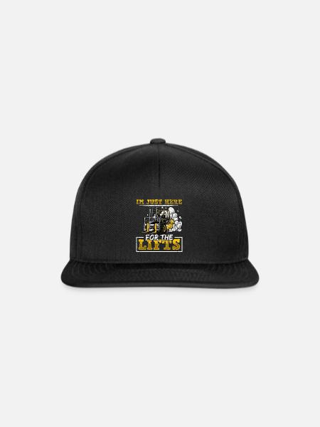 Gabelstapler - Snapback Cap - Schwarz/Schwarz