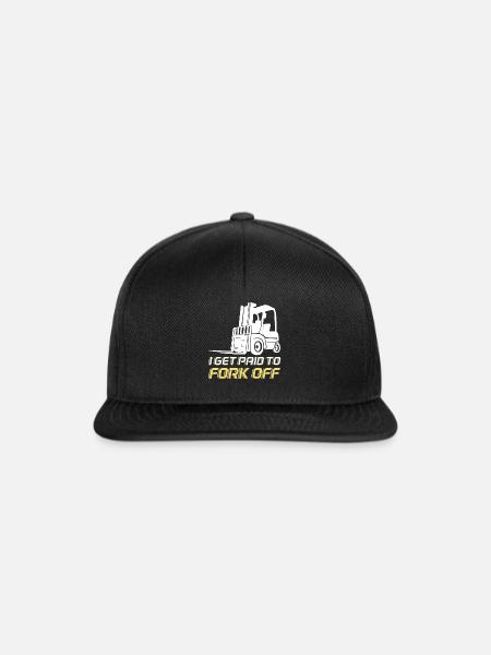 Gabelstaplerfahrer Gabelstaplerfahrer Gabelstapler - Snapback Cap - Schwarz/Schwarz