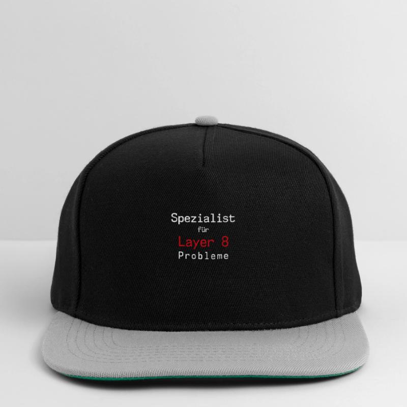 Layer 8 Problem Sysadmin Tech Support Snapback Cap