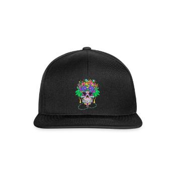 Mardi Gras Costume Fleur Sucre El Dia De Los - Casquette snapback - noir/noir - Devant