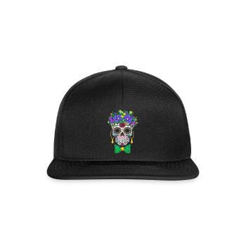 Mardi Gras Costume Fleur Sucre El Dia De Los - Casquette snapback - noir/noir - Devant