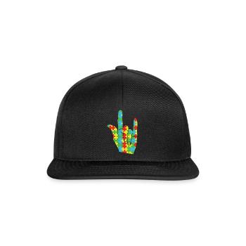 Rock Puzzle Special Autism Awareness - Snapback Cap - black/black - Front