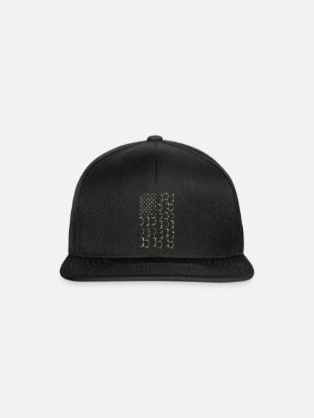 Jäger Jagd Jagd Geschenk - Snapback Cap - Schwarz/Schwarz