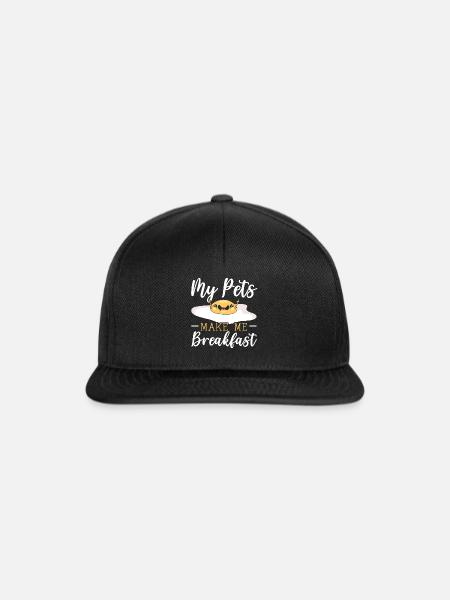 Hühnerzüchter Hühnerflüsterer Nutztier - Snapback Cap - Schwarz/Schwarz