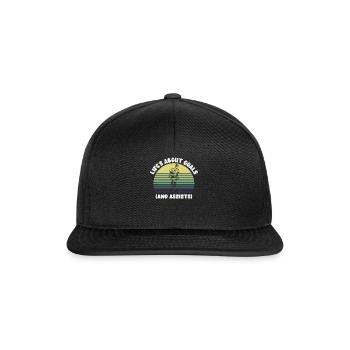 La vie est faite de buts et de passes décisives Football de futbol - Casquette snapback - noir/noir - Devant