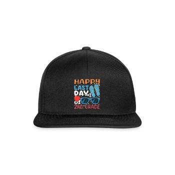 2nd Grade Bye Schools Out Last Class Day Of Summer - Casquette snapback - noir/noir - Devant