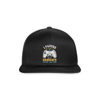 Gamer Graduate Graduating 2023 Graduation - Snapback Cap - black/black - Front