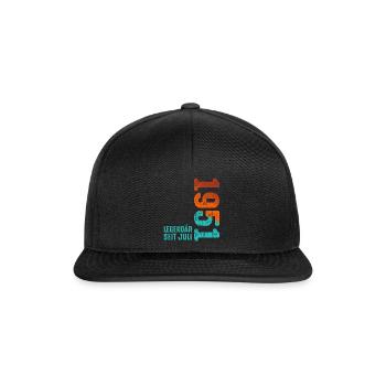 Limited Edition Juli 1951 Legendär Seit Juli 1951 - Snapback Cap - Schwarz/Schwarz - Vorne