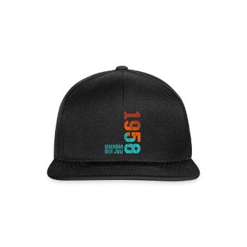 Limited Edition Juli 1958 Legendär Seit Juli 1958 - Snapback Cap - Schwarz/Schwarz - Vorne
